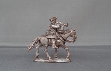 Mounted Musician Horse trotting