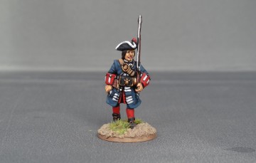 Musketeer of Spanish and Walloon Guards marching WSSMSWG02