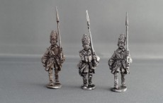 GNW Swedish grenadiers in Brass fronted mitre marching GNWGBMM03