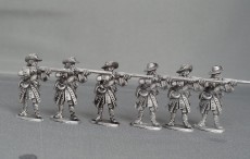 GNW Saxon foot regiment Stood and Kneeling in floppy hats GNWSFR02