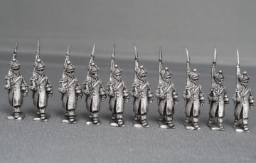 15mm Infantry in greatcoats marching BHFR3