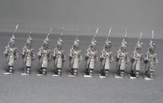 15mm French infantry Regiment in Greatcoats Marching BHFIR01