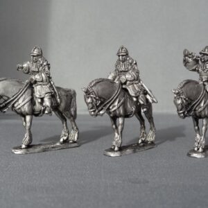 WSS Cuirassier Command in German Helmets horses stood