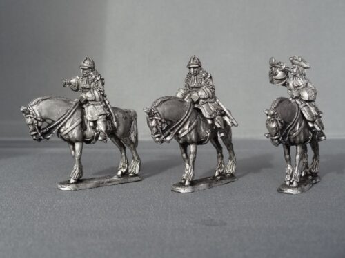 003 WSS Cuirassier Command in German Helmets horses stood WSSCC02