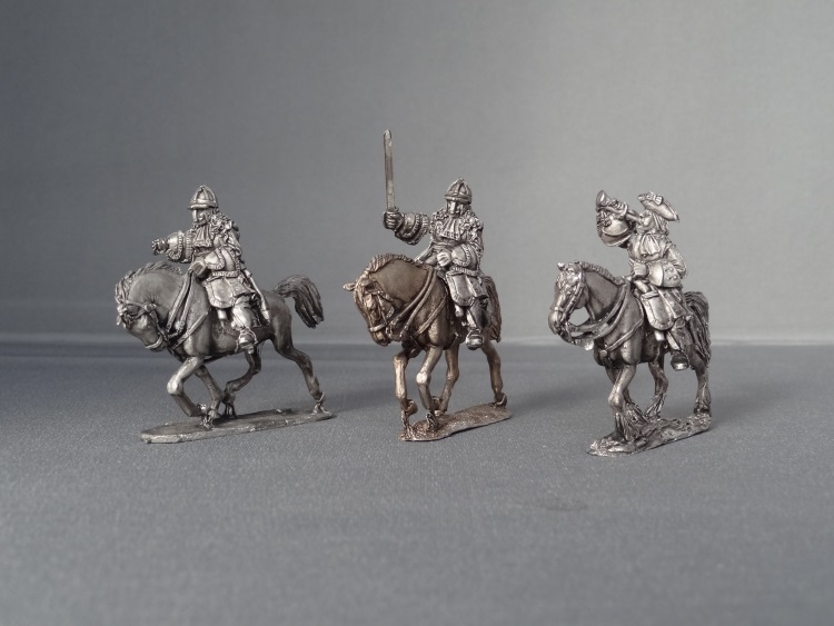 WSS Cuirassier Command in German helmets charging