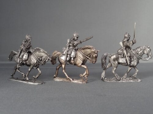 WSS Cuirassier troopers in German Helmets Charging