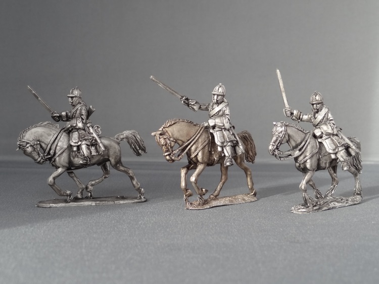 WSS Cuirassier regiment in German helmets charging