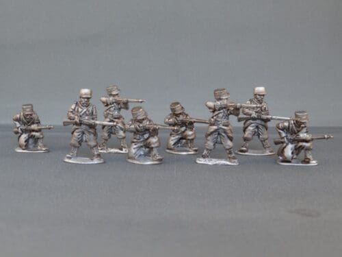 French infantry firing line