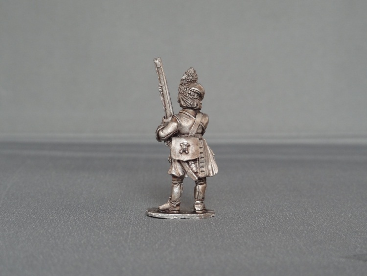 Grenadier of Walloon Guards stood presenting