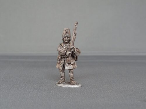 Grenadier of Spanish Guards presenting