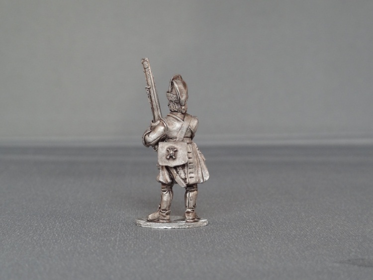 Grenadier of Spanish Guards presenting