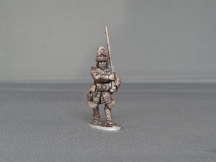 Grenadier of Spanish Guards marching