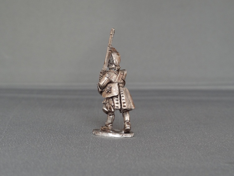 Grenadier of Spanish Guards marching