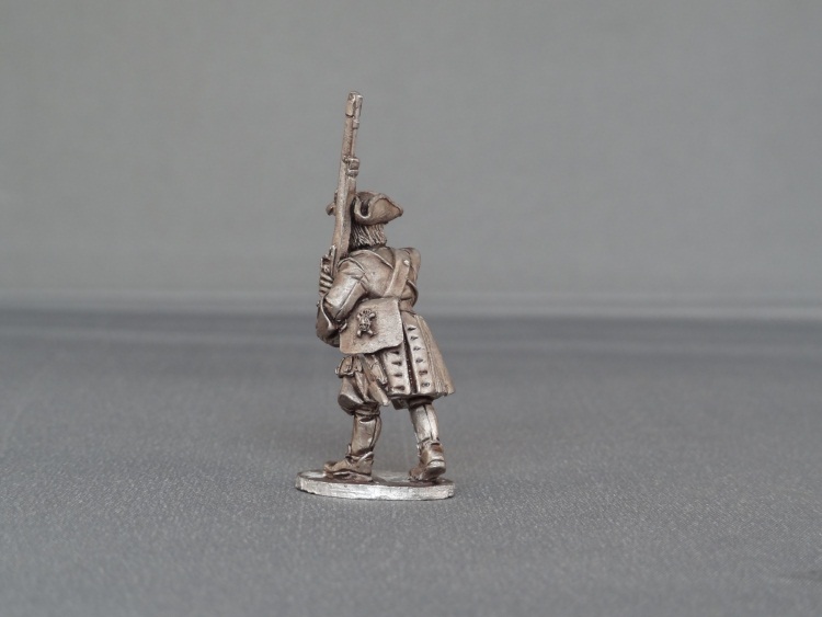 Musketeer of Spanish and Walloon Guards marching