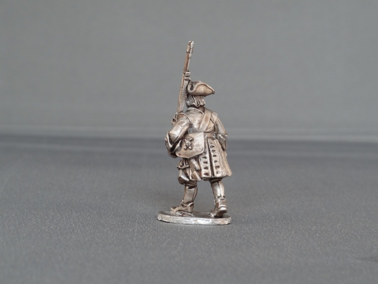 Musketeer of Spanish and Walloon Guards marching