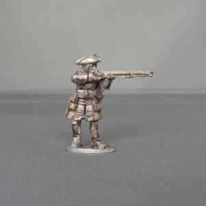 Musketeer of Spanish and Walloon Guards stood firing