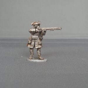 Musketeer of Gardes Francaises and Suisses stood firing