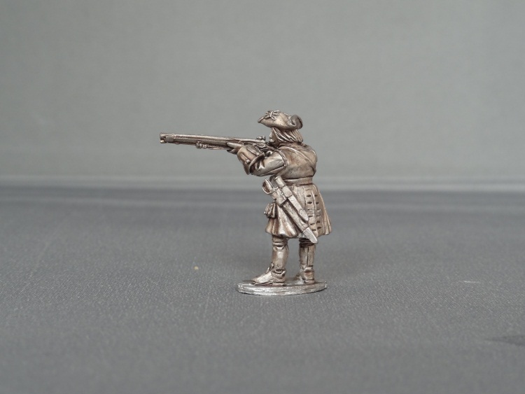 Musketeer of Gardes Francaises and Suisses stood firing