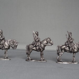 Russian Dragoons on standing Horses in Karpus