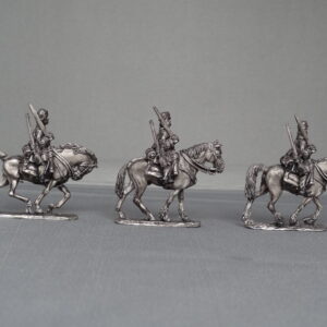 Russian Dragoons on Trotting horses in Karpus