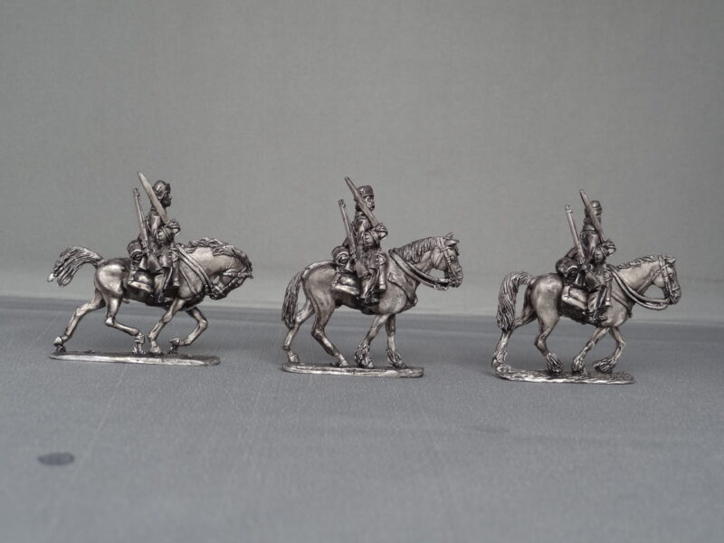 Russian Dragoons on Trotting horses in Karpus