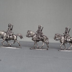 Russian Dragoons on Trotting horses in Karpus