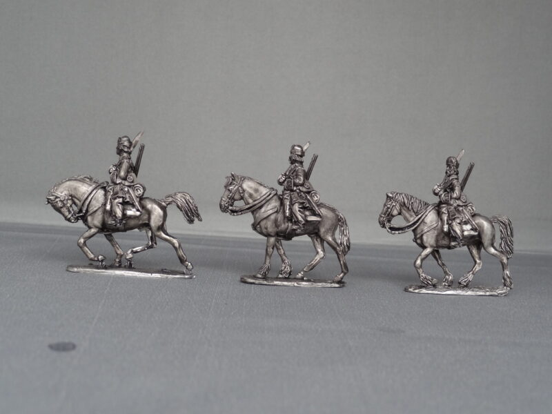 Russian Dragoons on Trotting horses in Karpus