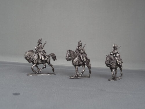 Russian Dragoons on Trotting horses in Karpus
