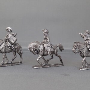 Dragoon command in floppy hats trotting