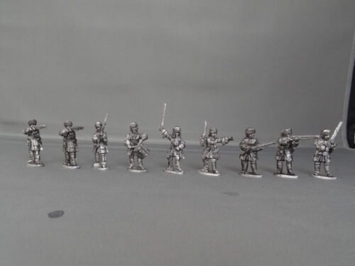 Dismounted French Dragoons in furcaps