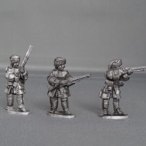 Dismounted French Dragoons in furcaps