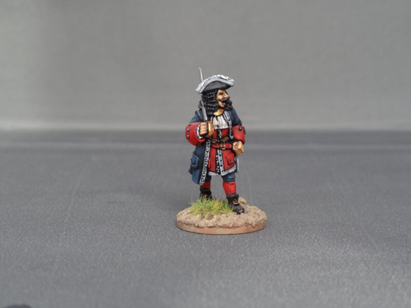 officer marching with sword