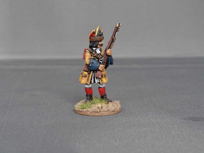 Spanish regiment of foot stood giving fire