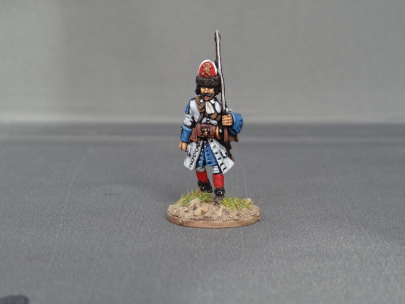 Grenadier of old Tercio's marching