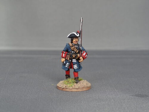 Musketeer of Spanish and Walloon Guards marching