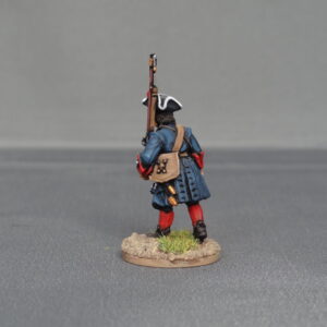 Musketeer of Spanish and Walloon Guards marching