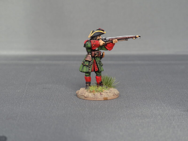 Spanish regiment of foot stood giving fire