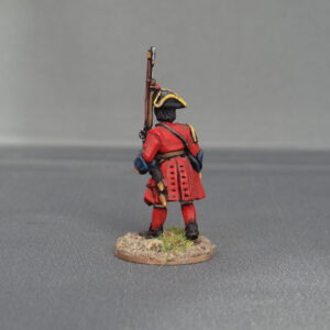 Spanish fusilier marching
