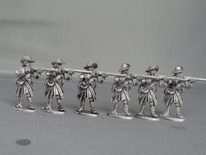 GNW Saxon foot stood firing in floppy hats