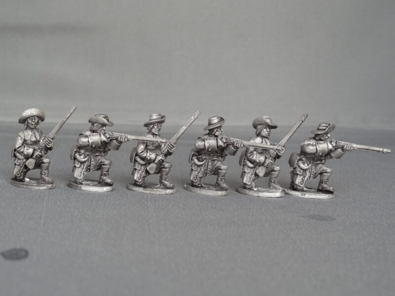 DSC023731 GNW Saxon foot regiment Stood and Kneeling in floppy hats