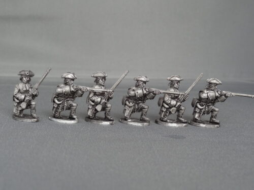 GNW Saxon foot regiment stood and kneeling in Tricorns