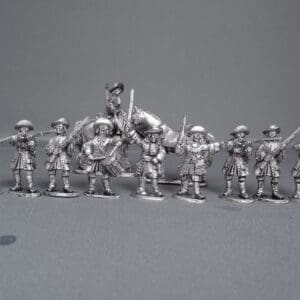Dismounted Dragoons in Floppy hats