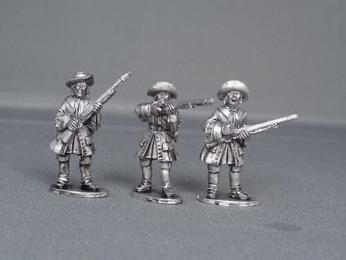 Dismounted Dragoons in Floppy hats