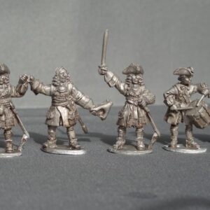 Dutch Regiment stood and kneeling giving fire