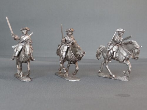 GNW Swedish cavalry troopers charging