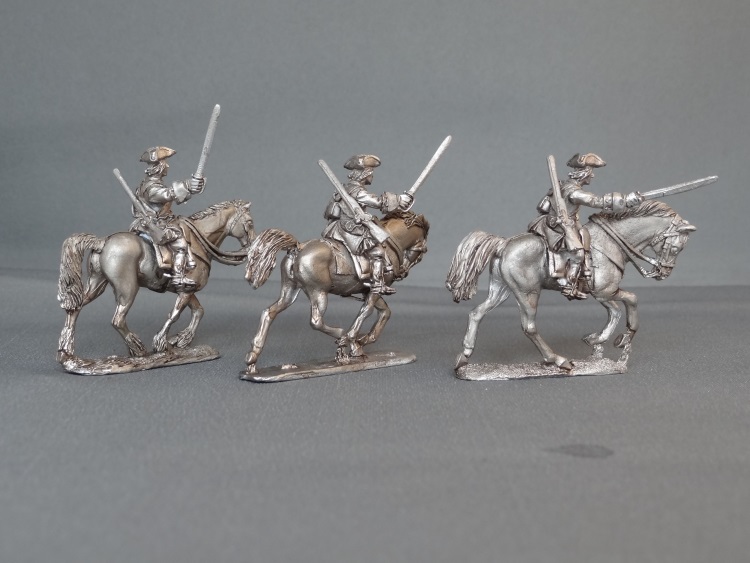 GNW Swedish cavalry troopers charging