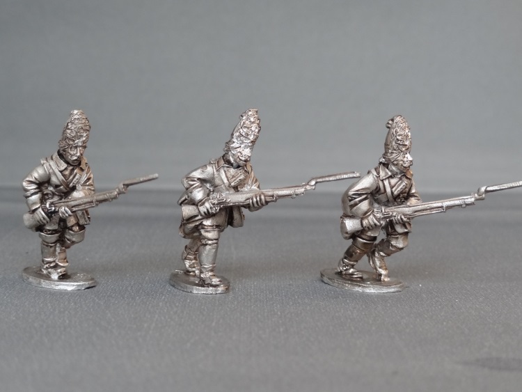 GNW Swedish grenadiers in Brass plated mitres charging