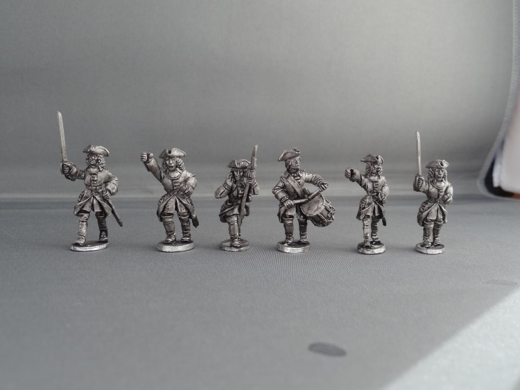 GNW Swedish foot command marching in Tricorns