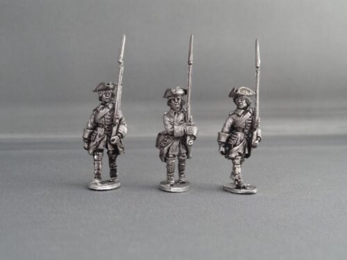 GNW Swedish Musketeers in Tricorns marching