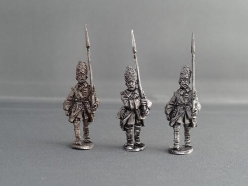 GNW Swedish grenadiers in Brass fronted mitre marching